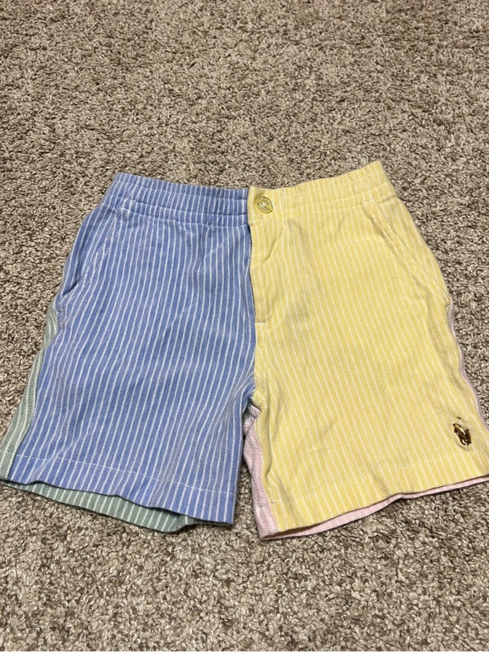 Polo Ralph Lauren Kids Colorblock Striped Shorts